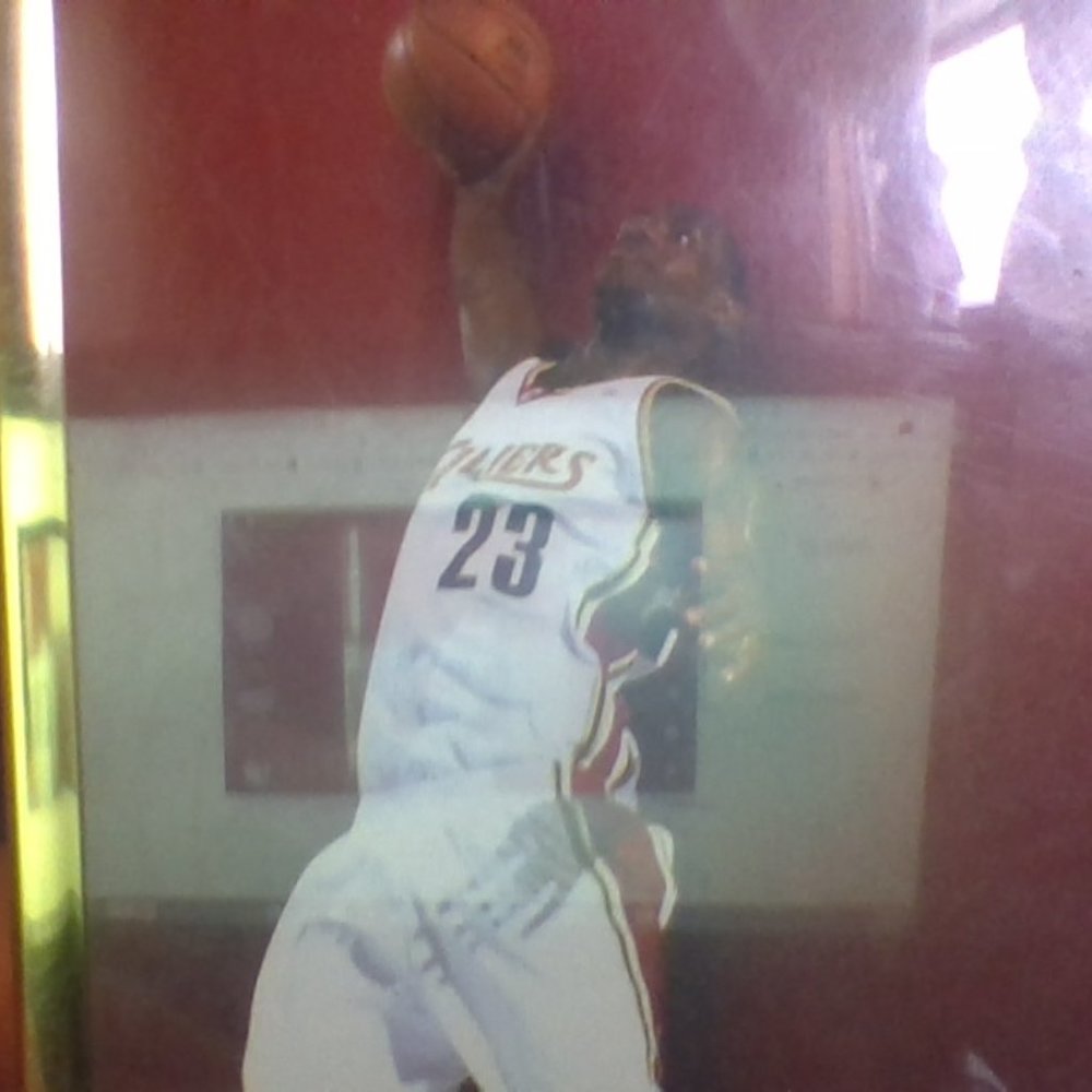 I am selling a Lebron  James picture